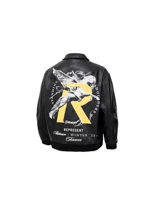 R LEATHER JACKET