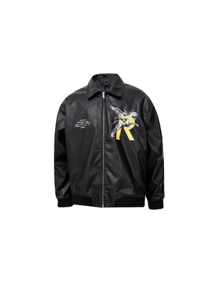 R LEATHER JACKET